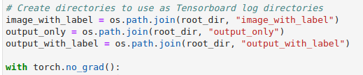 Create direct for TensorBoard plots
